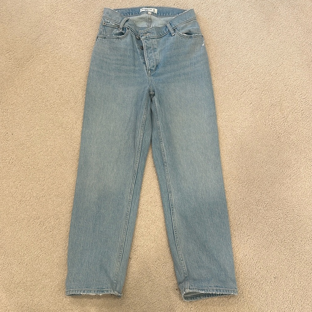 Abercrombie The Dad High Rose jeans